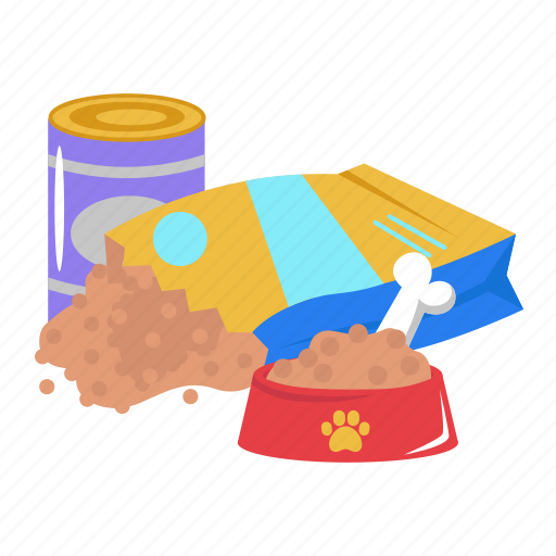 Dog food, pet food, petshop, snack, meal, pet, dog icon - Download on Iconfinder