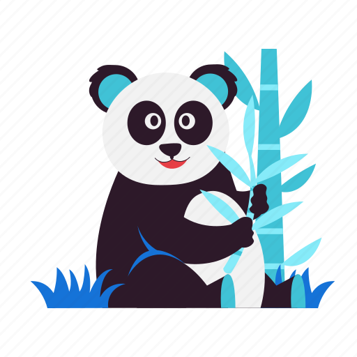Panda, bear, wild animal, animal, zoo, wildlife, fauna sticker - Download on Iconfinder