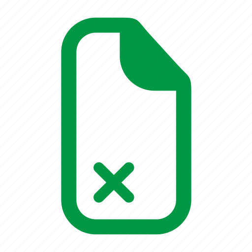 Document, file, file type, green icon - Download on Iconfinder