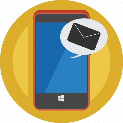 Smartphone, mobile, email, contact, new, cell phone, message icon - Download on Iconfinder