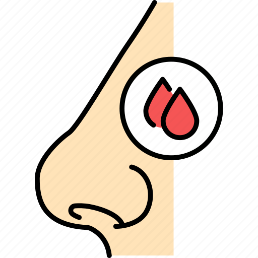 Nose, nosebleeds, otolaryngology icon - Download on Iconfinder