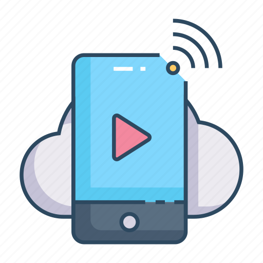 Mobile, video, mobile video, ott media, streaming icon - Download on Iconfinder