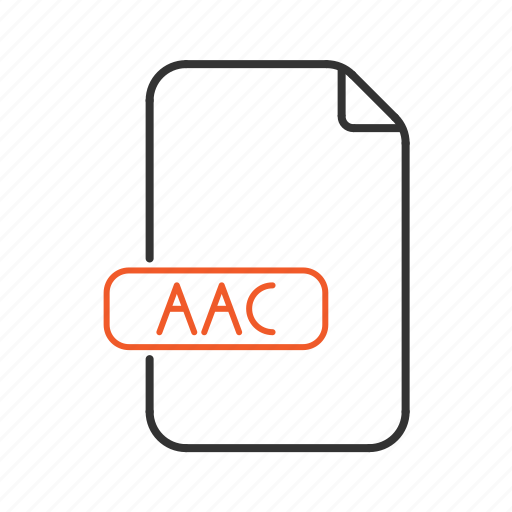 Aac, audio, extension, itunes, music, type icon - Download on Iconfinder