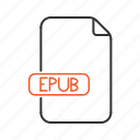 epub, extension, file, type