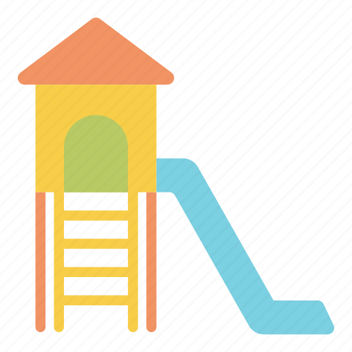 House, kids, outdoors, park, play, playground, slide icon - Download on Iconfinder