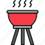 barbecue, barbeque, bbq, grill, summer, icon, outdoor, activities 