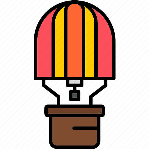 Hot, air, balloon, flight, icon, outdoor, activities icon - Download on Iconfinder