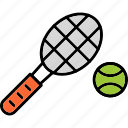 tennis, ball, racket, sport, icon, outdoor, activities