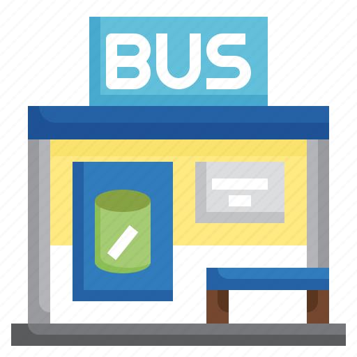 Bus, stop, ads, advertise, marketing, bench icon - Download on Iconfinder