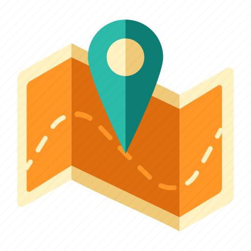Adventure, adventure trail, location, map, navigation, paper, pin icon - Download on Iconfinder