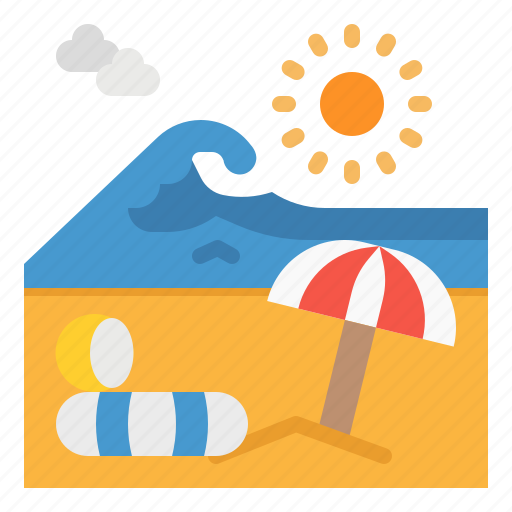 Beach, island, landscape, nature, sun icon - Download on Iconfinder