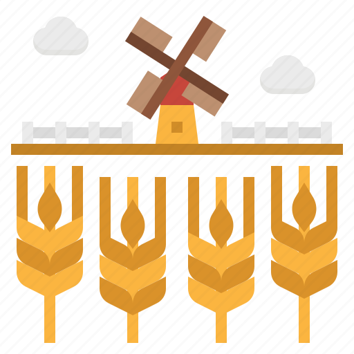Barley, field, landscape, nature, scenery icon - Download on Iconfinder