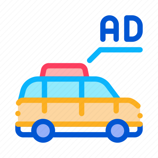Advertisement, car, media, outdoor, poster, promo, tablet icon - Download on Iconfinder