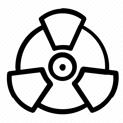 Biohazard, nuclear, radioactive, danger, radiation, warning icon - Download on Iconfinder