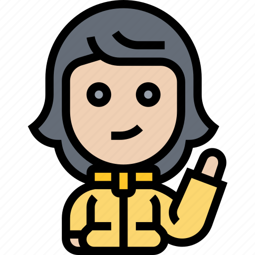 Camping, suit, hiking, jacket, woman icon - Download on Iconfinder