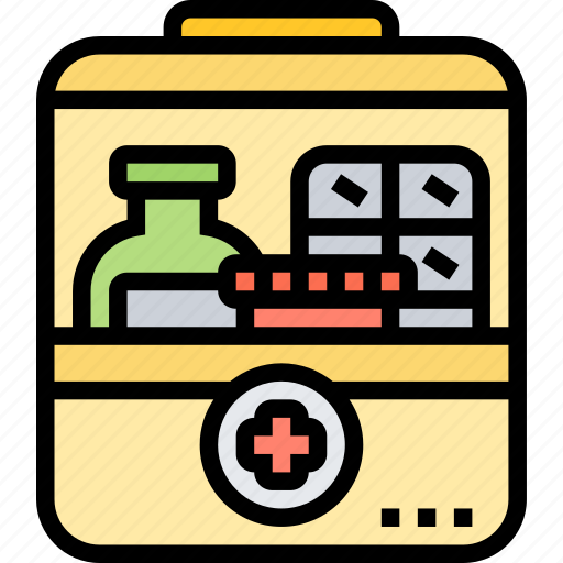First, aid, kit, box, medication icon - Download on Iconfinder