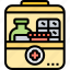 first, aid, kit, box, medication 
