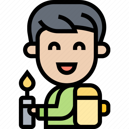 Lighter, fire, igniter, tool, candle icon - Download on Iconfinder