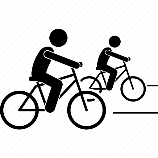 Bicycle, bike, biking, friends, group, people, riding icon - Download on Iconfinder
