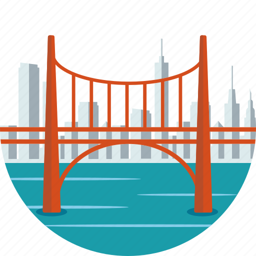 Bridge, city, downtown, outdoor, river, san francisco, scenery icon - Download on Iconfinder
