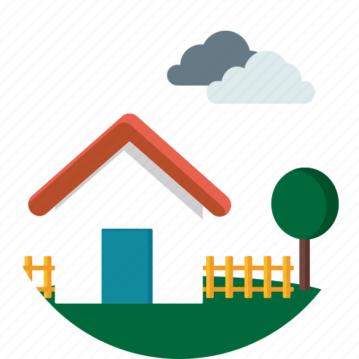 Badge, home, house, landscape, neighborhood, outdoor, scenery icon - Download on Iconfinder