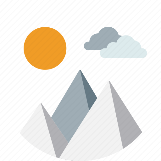 Badge, cold, mountain, outdoor, scenery, snow, winter icon - Download on Iconfinder