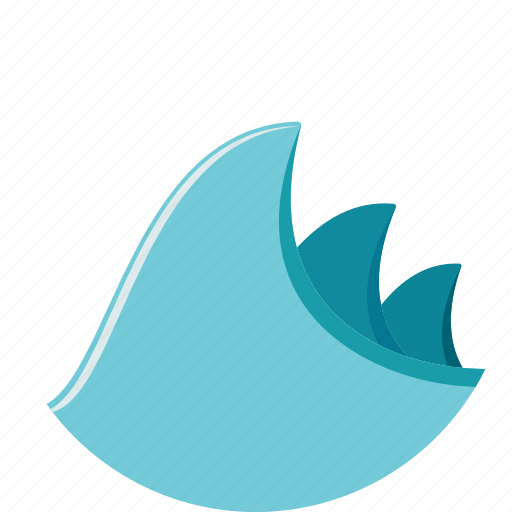 Badge, ocean, outdoor, scenery, sea, water, wave icon - Download on Iconfinder