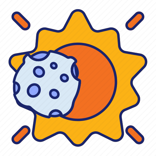 Sun, moon, lunar, eclipse icon - Download on Iconfinder