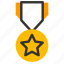 achievement, award, medal, star, trophy, win 
