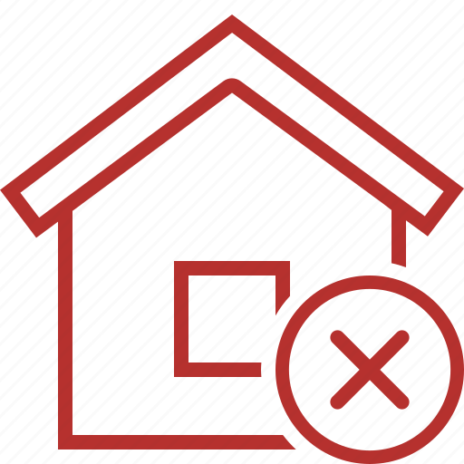 Address, building, cancel, home, house icon - Download on Iconfinder