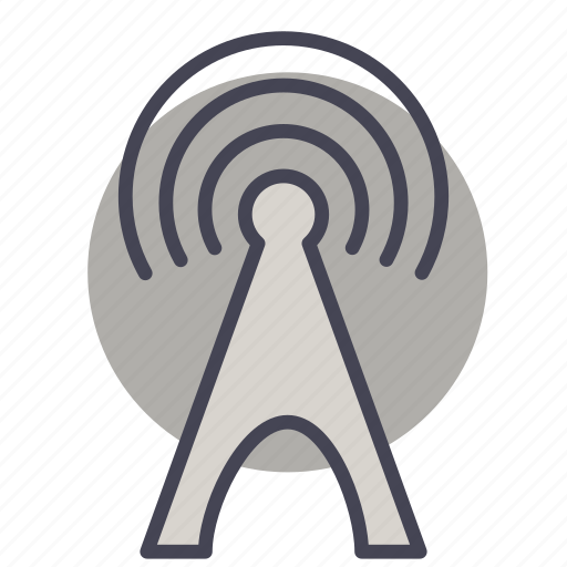 Radio, tv, television, tower, antenna, signal icon - Download on Iconfinder