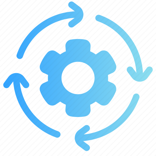 Process, workflow, gear, in, progress, mechanism icon - Download on Iconfinder