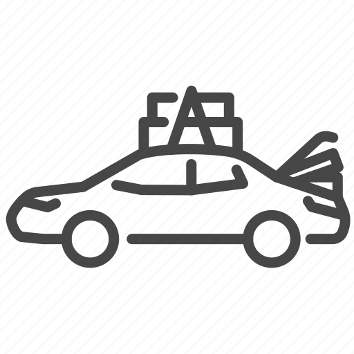 Car, carry, delivery, overweight, taxi, transport icon - Download on Iconfinder