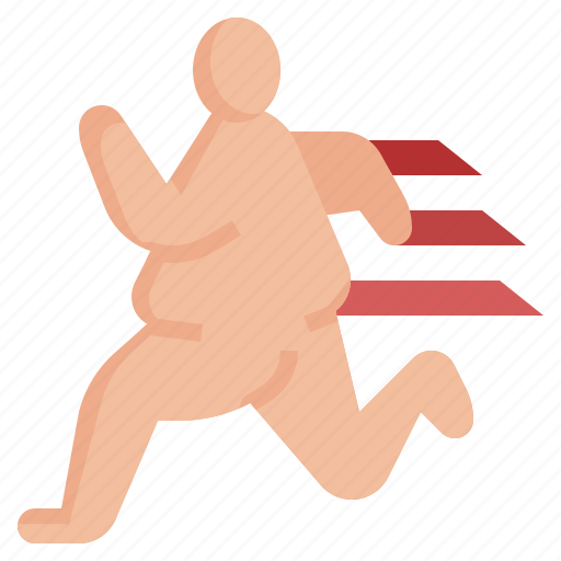 Run, fat, bdy, cardi, healthy icon - Download on Iconfinder