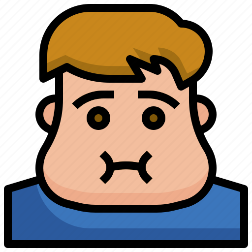 Face1, men, fat, bes, avatar icon - Download on Iconfinder
