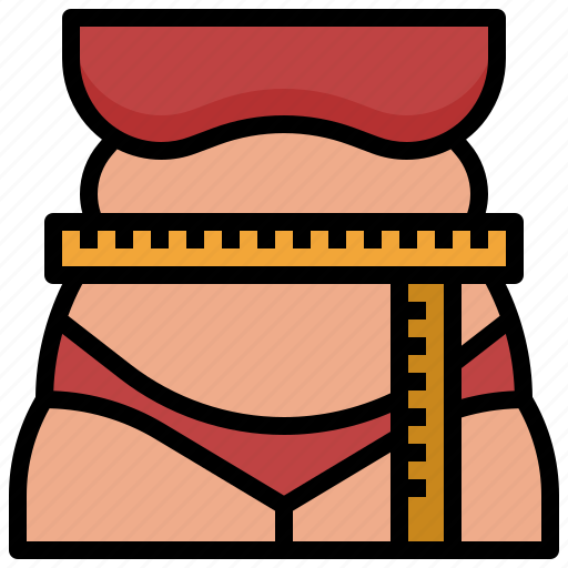 Measurement, belly, wmen, fat, bese icon - Download on Iconfinder