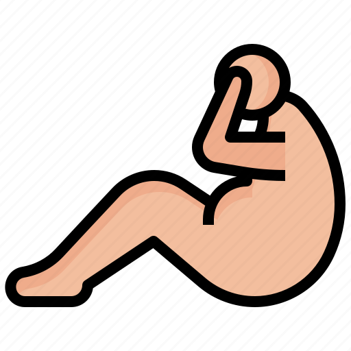 Wrkut, exercise, fat, bdy, sit up icon - Download on Iconfinder