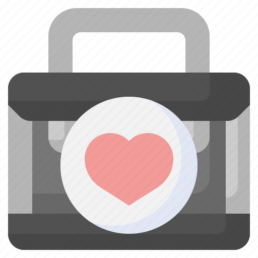 Health, briefcase, healthcare, medical, doctor, heart icon - Download on Iconfinder