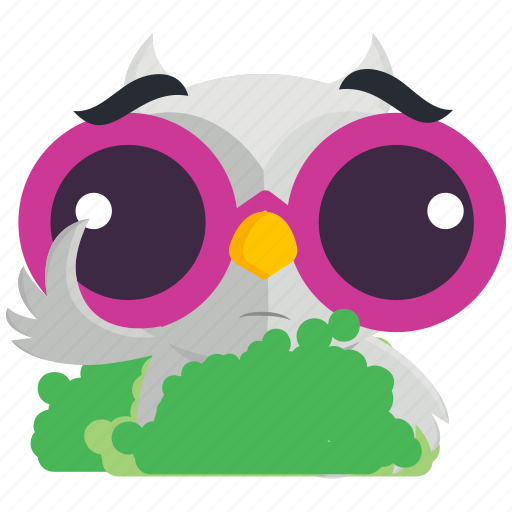 Binoculars, emoji, emoticon, owl, smiley, spy, sticker icon - Download on Iconfinder