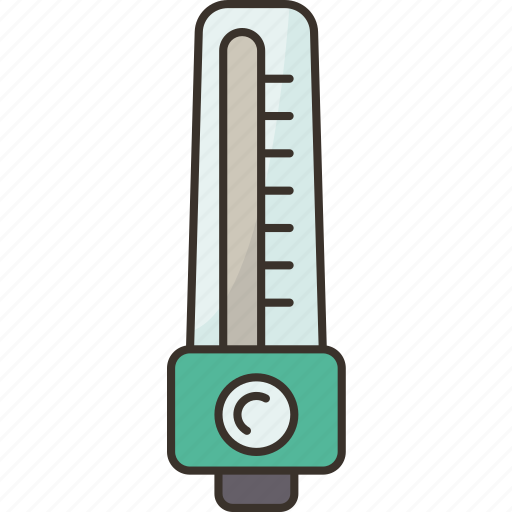 Oxygen, flowmeter, inhaling, gauge, medical icon - Download on Iconfinder