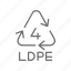 ldpe, plastic, recycle, recycling 