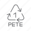 pete, plastic, recycle, ecology, environment 