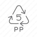pp, plastic, bottle, recycle