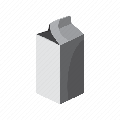 Box, carton, cartoon, container, liquid, milk, pack icon - Download on Iconfinder