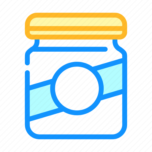 Glass, bottle, product, ketchup, mayonnaise, sauce icon - Download on Iconfinder