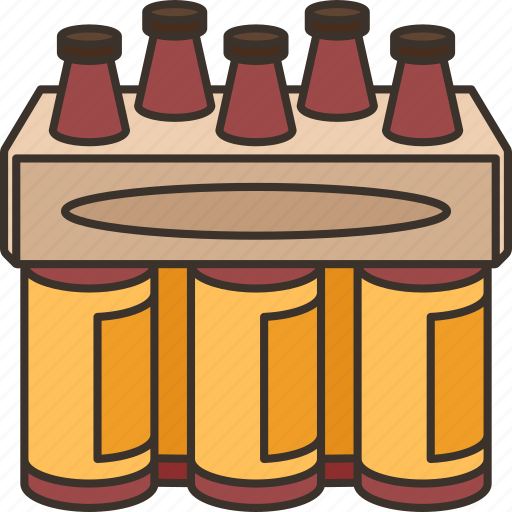 Multipack, bottles, pack, package, beverage icon - Download on Iconfinder