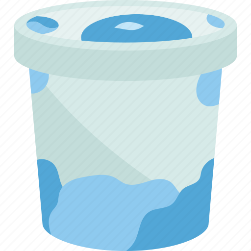 Tub, bucket, lid, package, container icon - Download on Iconfinder