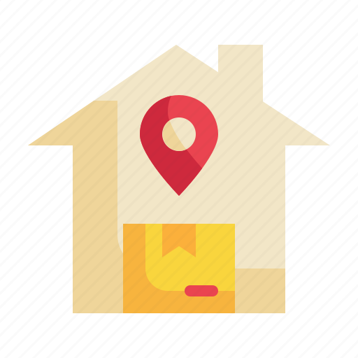 Home, delivery, box, goods, shipping, transport, packaging icon icon - Download on Iconfinder