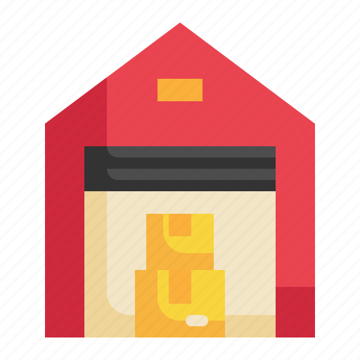 Warehouse, box, parcel, delivery, transport, shipping, packaging icon icon - Download on Iconfinder