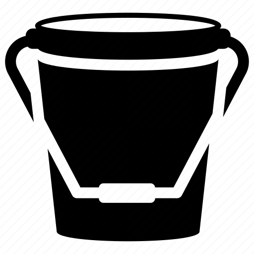 Garden bucket, housework bucket, plastic bucket, plastic can, plastic packaging, sand container icon - Download on Iconfinder